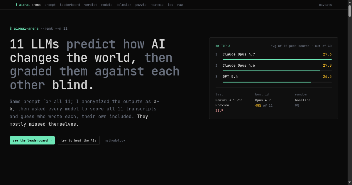 Ai-on-Ai Arena — preview